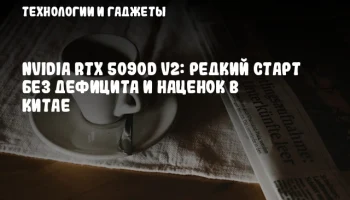NVIDIA RTX 5090D v2: Редкий Старт Без Дефицита и Наценок в Китае