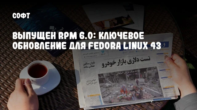 Выпущен RPM 6.0: ключевое обновление для Fedora Linux 43 Выпущен RPM 6.0: ключевое обновление для Fedora Linux 43