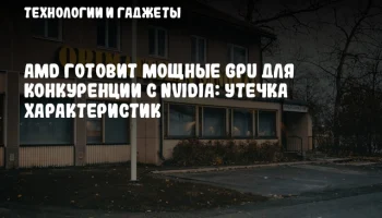 AMD готовит мощные GPU для конкуренции с NVIDIA: утечка характеристик