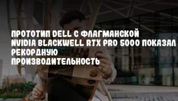 Прототип Dell с флагманской NVIDIA Blackwell RTX PRO 5000 показал рекордную производительность