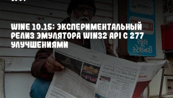 Wine 10.15: Экспериментальный релиз эмулятора Win32 API с 277 улучшениями