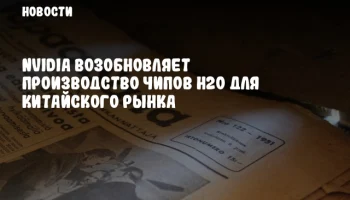 NVIDIA возобновляет производство чипов H20 для китайского рынка