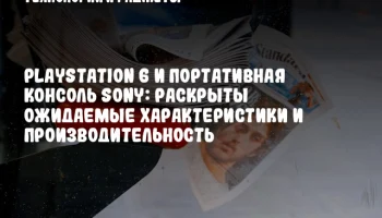 PlayStation 6 и портативная консоль Sony: раскрыты ожидаемые характеристики и производительность