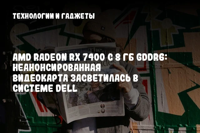 AMD Radeon RX 7400 с 8 ГБ GDDR6: неанонсированная видеокарта засветилась в системе Dell AMD Radeon RX 7400 с 8 ГБ GDDR6: неанонсированная видеокарта засветилась в системе Dell