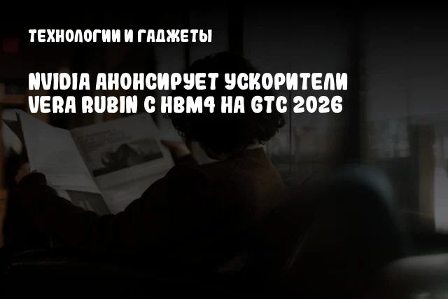 NVIDIA анонсирует ускорители Vera Rubin с HBM4 на GTC 2026 NVIDIA анонсирует ускорители Vera Rubin с HBM4 на GTC 2026