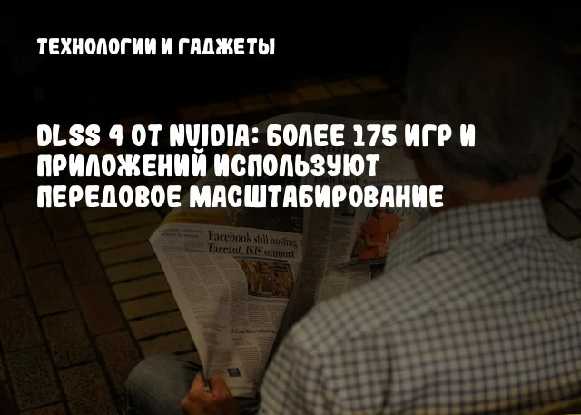 DLSS 4 от NVIDIA: более 175 игр и приложений используют передовое масштабирование