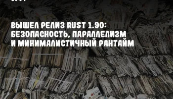 Вышел релиз Rust 1.90: Безопасность, параллелизм и минималистичный рантайм