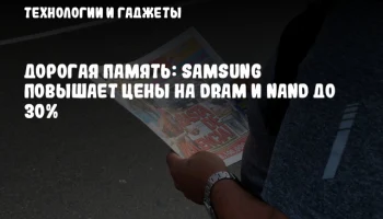 Дорогая память: Samsung повышает цены на DRAM и NAND до 30%