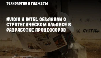 NVIDIA и Intel объявили о стратегическом альянсе в разработке процессоров