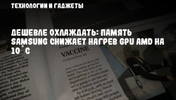 Дешевле охлаждать: Память Samsung снижает нагрев GPU AMD на 10°C