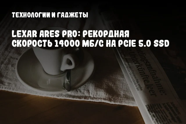 Lexar Ares PRO: Рекордная скорость 14000 МБ/с на PCIe 5.0 SSD Lexar Ares PRO: Рекордная скорость 14000 МБ/с на PCIe 5.0 SSD