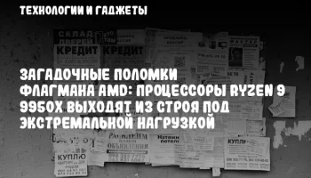 Загадочные поломки флагмана AMD: процессоры Ryzen 9 9950X выходят из строя под экстремальной нагрузкой
