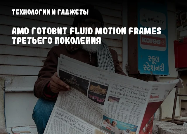 AMD готовит Fluid Motion Frames третьего поколения AMD готовит Fluid Motion Frames третьего поколения