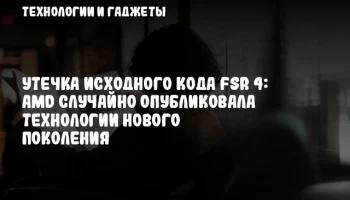 Утечка исходного кода FSR 4: AMD случайно опубликовала технологии нового поколения