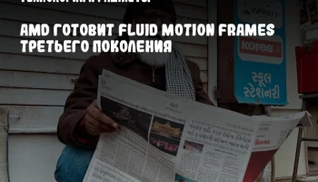 AMD готовит Fluid Motion Frames третьего поколения