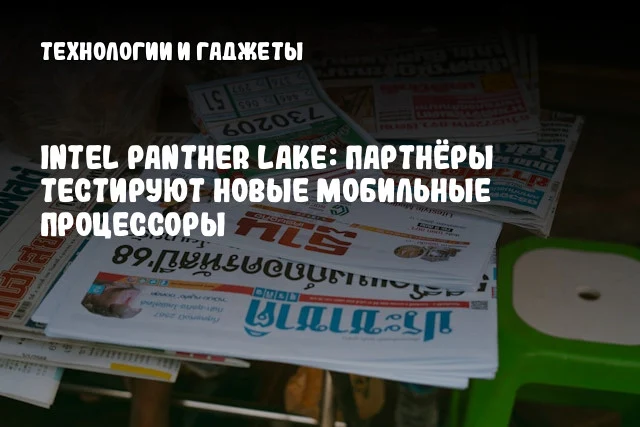 Intel Panther Lake: партнёры тестируют новые мобильные процессоры Intel Panther Lake: партнёры тестируют новые мобильные процессоры