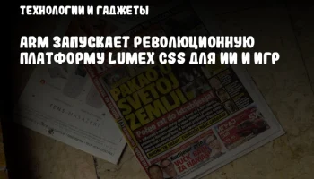 ARM запускает революционную платформу Lumex CSS для ИИ и игр