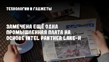 Замечена ещё одна промышленная плата на основе Intel Panther Lake-H