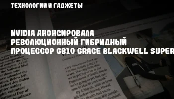 NVIDIA анонсировала революционный гибридный процессор GB10 Grace Blackwell Superchip
