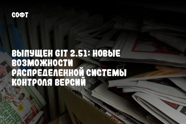 Выпущен Git 2.51: Новые возможности распределенной системы контроля версий Выпущен Git 2.51: Новые возможности распределенной системы контроля версий