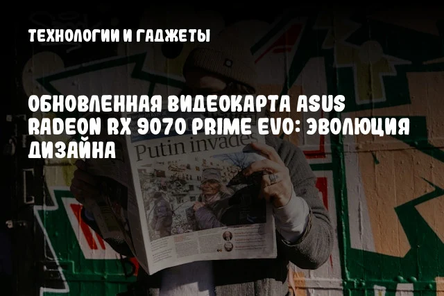 Обновленная видеокарта ASUS Radeon RX 9070 Prime EVO: эволюция дизайна Обновленная видеокарта ASUS Radeon RX 9070 Prime EVO: эволюция дизайна