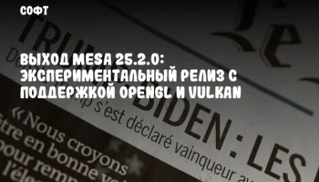 Выход Mesa 25.2.0: Экспериментальный релиз с поддержкой OpenGL и Vulkan