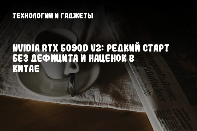 NVIDIA RTX 5090D v2: Редкий Старт Без Дефицита и Наценок в Китае NVIDIA RTX 5090D v2: Редкий Старт Без Дефицита и Наценок в Китае