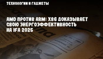 AMD против ARM: x86 доказывает свою энергоэффективность на IFA 2025