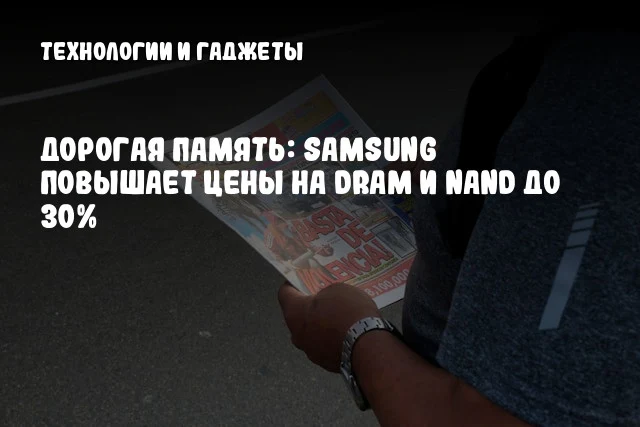 Дорогая память: Samsung повышает цены на DRAM и NAND до 30% Дорогая память: Samsung повышает цены на DRAM и NAND до 30%