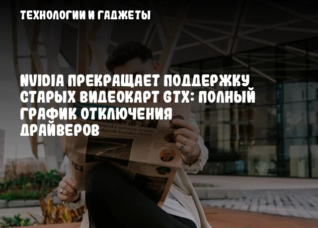 NVIDIA прекращает поддержку старых видеокарт GTX: полный график отключения драйверов