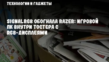 SignalRGB обогнала Razer: игровой ПК внутри тостера с RGB-дисплеями