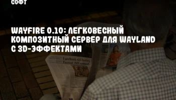 Wayfire 0.10: Легковесный композитный сервер для Wayland с 3D-эффектами