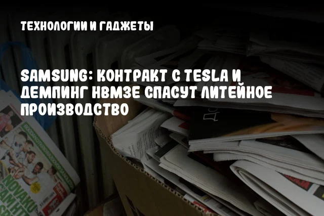 Samsung: Контракт с Tesla и демпинг HBM3E спасут литейное производство Samsung: Контракт с Tesla и демпинг HBM3E спасут литейное производство