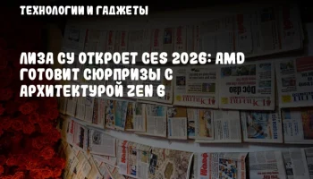 Лиза Су откроет CES 2026: AMD готовит сюрпризы с архитектурой Zen 6