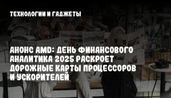 Анонс AMD: День финансового аналитика 2025 раскроет дорожные карты процессоров и ускорителей