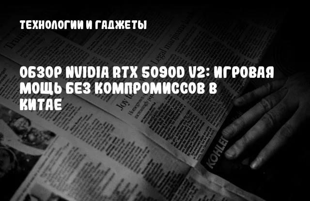 Обзор NVIDIA RTX 5090D v2: игровая мощь без компромиссов в Китае Обзор NVIDIA RTX 5090D v2: игровая мощь без компромиссов в Китае