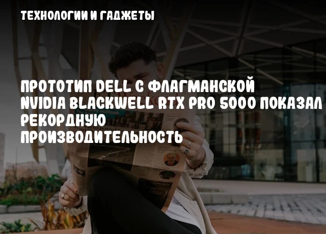 Прототип Dell с флагманской NVIDIA Blackwell RTX PRO 5000 показал рекордную производительность Прототип Dell с флагманской NVIDIA Blackwell RTX PRO 5000 показал рекордную производительность