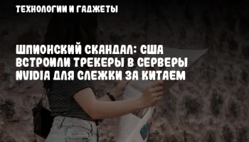 Шпионский скандал: США встроили трекеры в серверы NVIDIA для слежки за Китаем